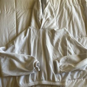 Zara crop hoodie